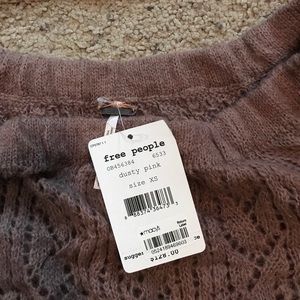 Mauve free people sweater